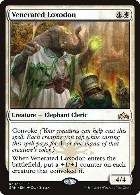 Venerated Loxodon · Guilds of Ravnica 30/273