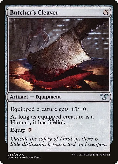 Butcher's Cleaver · Duel Decks: Blessed vs. Cursed 31/80