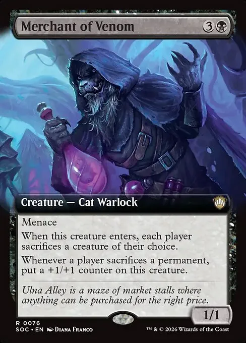Merchant of Venom · Secrets of Strixhaven Commander 76/426