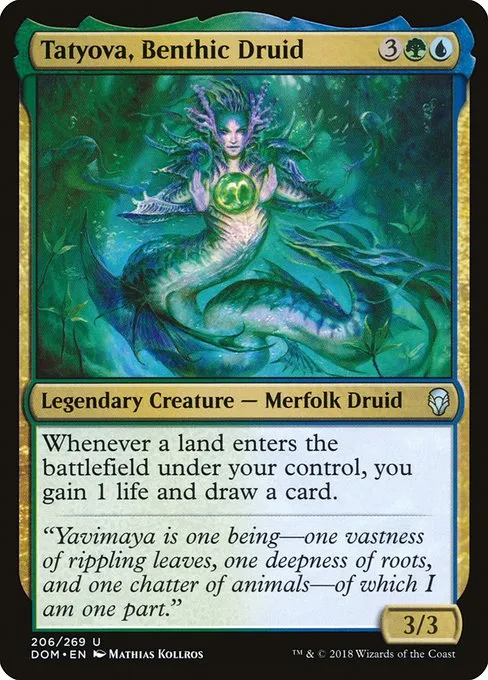 Tatyova, Benthic Druid · Dominaria 206/280