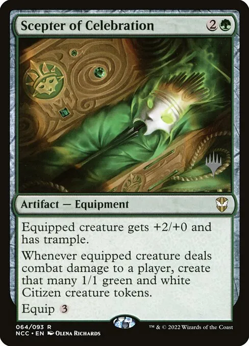 Scepter of Celebration · New Capenna Commander Promos 64p/75