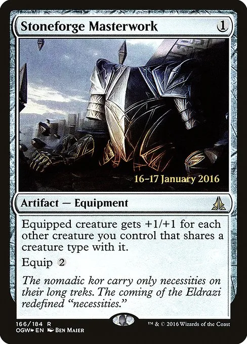 Stoneforge Masterwork · Oath of the Gatewatch Promos 166s/65