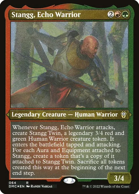 Stangg, Echo Warrior · Dominaria United Commander 64/240
