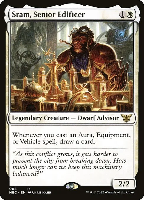 Sram, Senior Edificer · Neon Dynasty Commander 88/179