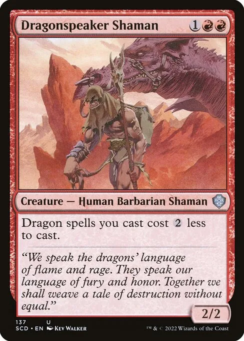 Dragonspeaker Shaman · Starter Commander Decks 137/352