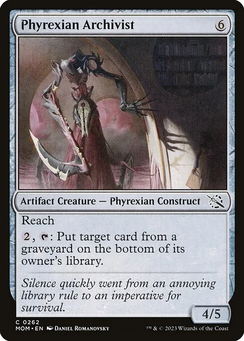 Phyrexian Archivist · March of the Machine 262/387