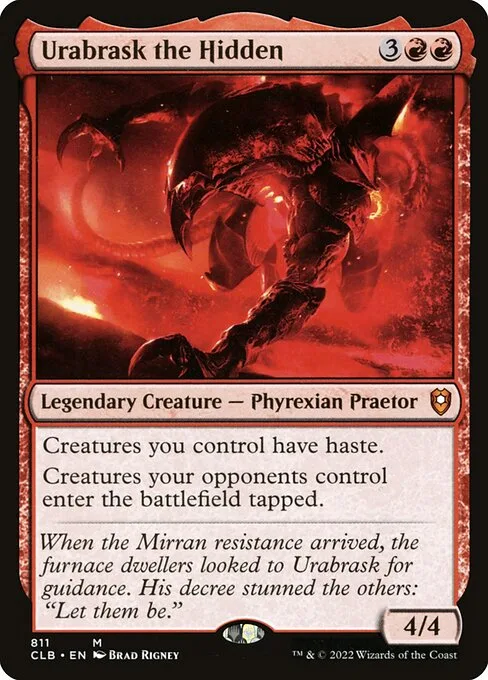 Urabrask the Hidden · Commander Legends: Battle for Baldur's Gate 811/936