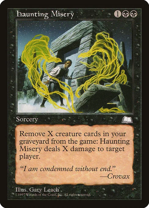 Haunting Misery · Weatherlight 71/167