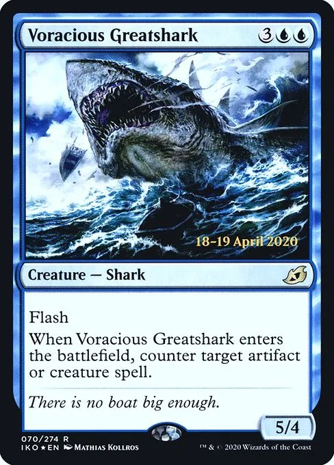 Voracious Greatshark · Ikoria: Lair of Behemoths Promos 70s/137