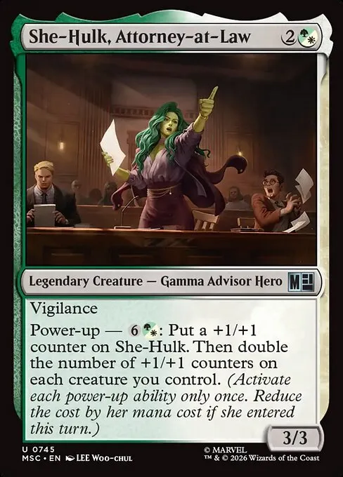She-Hulk, Attorney-at-Law · Marvel Super Heroes Commander 745/9