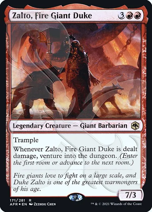 Zalto, Fire Giant Duke · Adventures in the Forgotten Realms Promos 171a/241