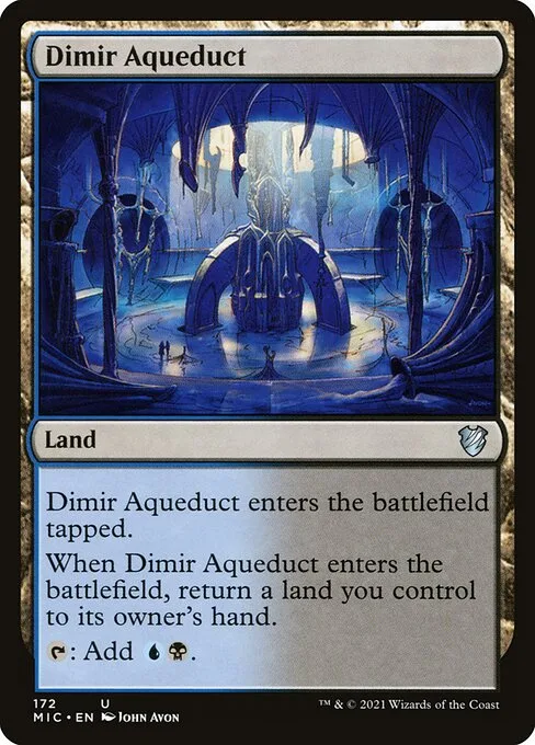 Dimir Aqueduct · Midnight Hunt Commander 172/187