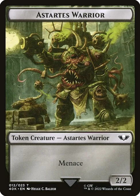 Astartes Warrior · Warhammer 40,000 Tokens 12/31