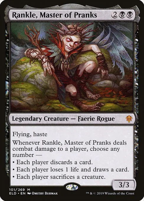Rankle, Master of Pranks · Throne of Eldraine 101/398