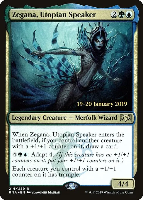 Zegana, Utopian Speaker · Ravnica Allegiance Promos 214s/81