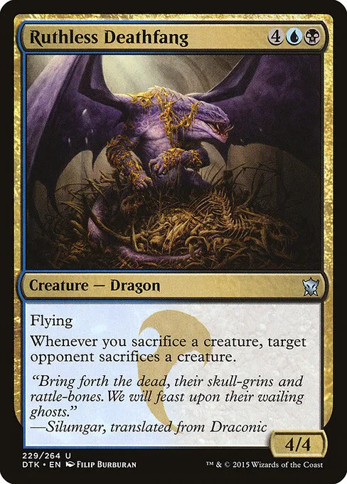 Ruthless Deathfang · Dragons of Tarkir 229/264