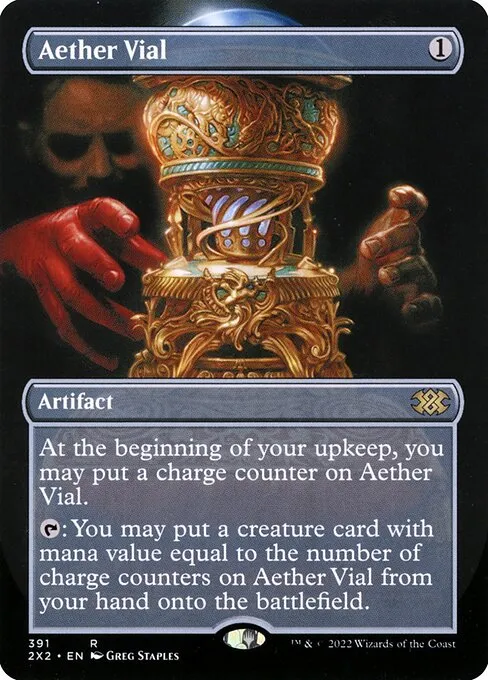 Aether Vial · Double Masters 2022 391/579