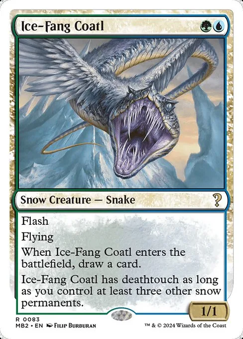 Ice-Fang Coatl · Mystery Booster 2 83/385