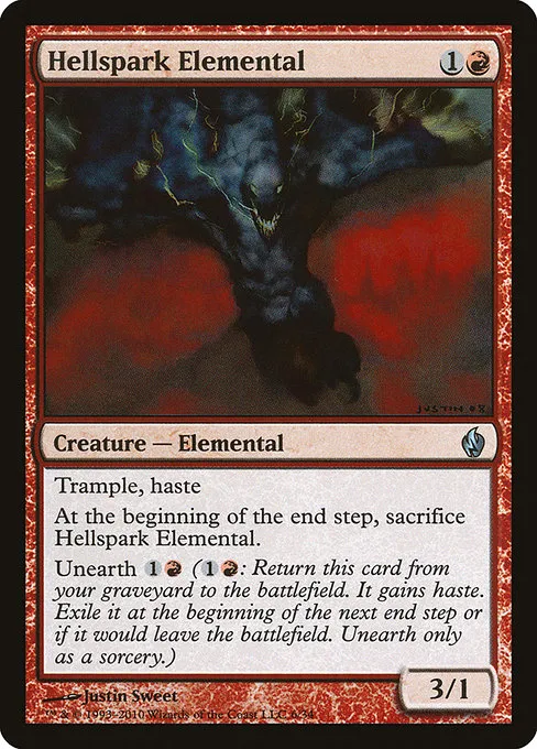 Hellspark Elemental · Premium Deck Series: Fire and Lightning 6/34