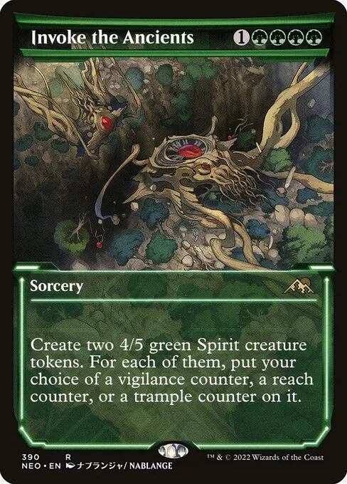 Invoke the Ancients · Kamigawa: Neon Dynasty 390/531