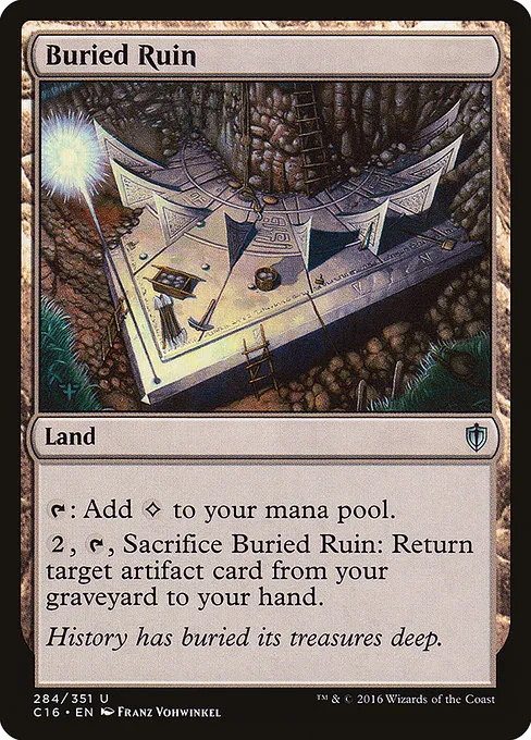 Buried Ruin · Commander 2016 284/351