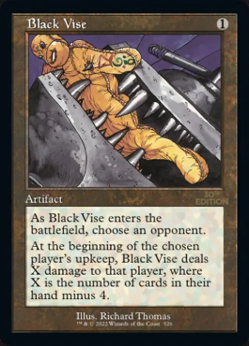Black Vise · 30th Anniversary Edition 526/594