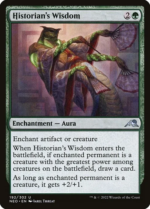 Historian's Wisdom · Kamigawa: Neon Dynasty 192/531