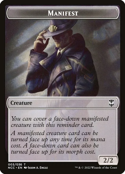Manifest · New Capenna Commander Tokens 3/36