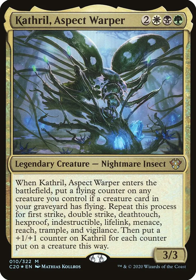 Kathril, Aspect Warper · Commander 2020 Oversized 10/5