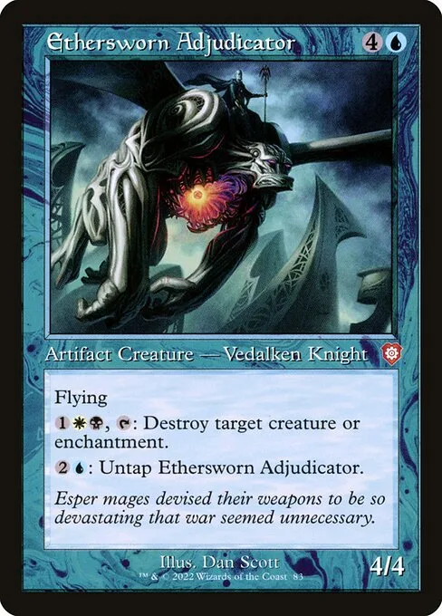 Ethersworn Adjudicator · The Brothers' War Commander 83/209