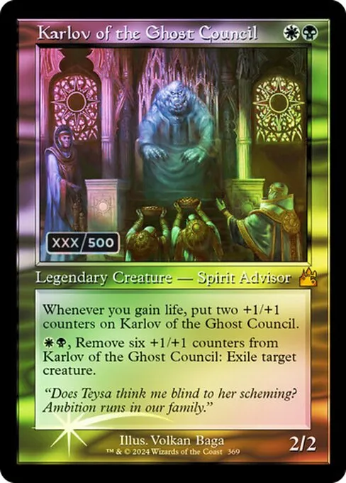 Karlov of the Ghost Council · Ravnica Remastered 369z/531