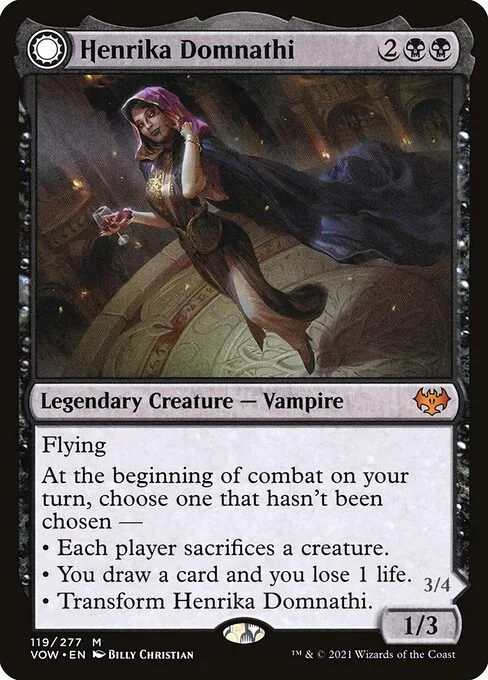 Henrika Domnathi // Henrika, Infernal Seer · Innistrad: Crimson Vow 119/423