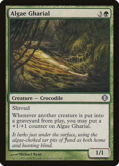 Algae Gharial · Shards of Alara 123/250