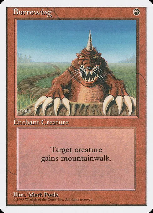 Burrowing · Fourth Edition 180/380
