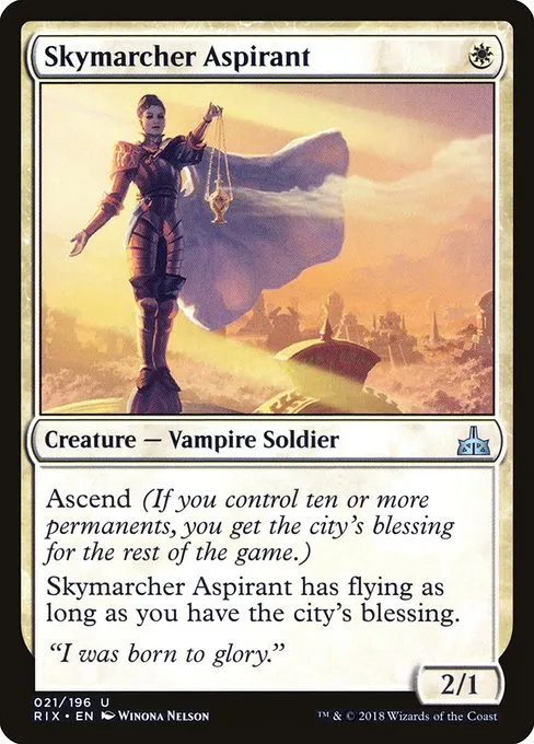 Skymarcher Aspirant · Rivals of Ixalan 21/205