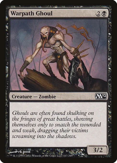 Warpath Ghoul · Magic 2012 117/249