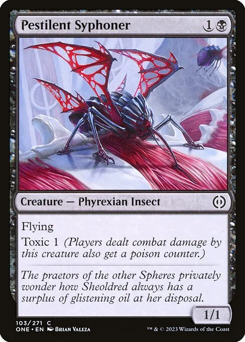Pestilent Syphoner · Phyrexia: All Will Be One 103/479