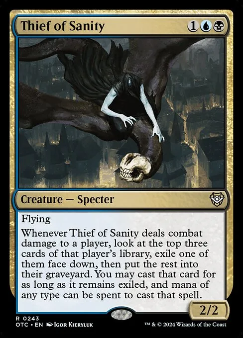 Thief of Sanity · Outlaws of Thunder Junction Commander 243/342