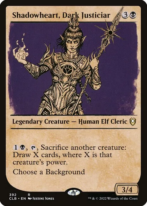 Shadowheart, Dark Justiciar · Commander Legends: Battle for Baldur's Gate 392/936