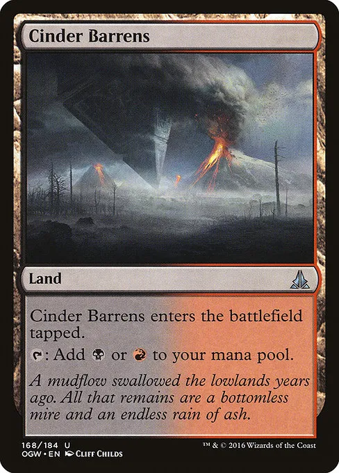 Cinder Barrens · Oath of the Gatewatch 168/187