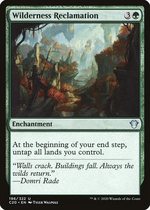 Wilderness Reclamation · Commander 2020 196/322