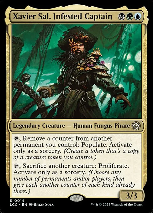 Xavier Sal, Infested Captain · The Lost Caverns of Ixalan Commander 14/370
