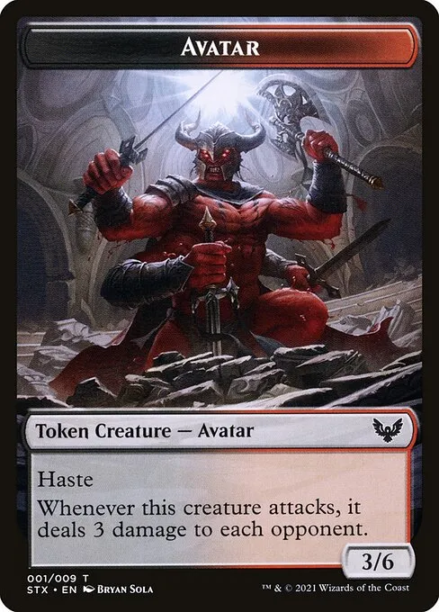 Avatar · Strixhaven: School of Mages Tokens 1/9