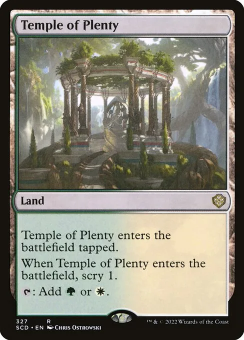 Temple of Plenty · Starter Commander Decks 327/352