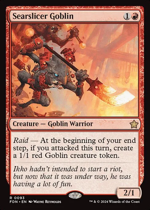 Searslicer Goblin · Foundations 93/771
