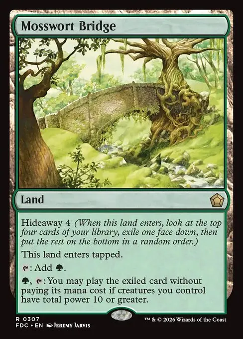 Mosswort Bridge · Foundations Commander 307/3