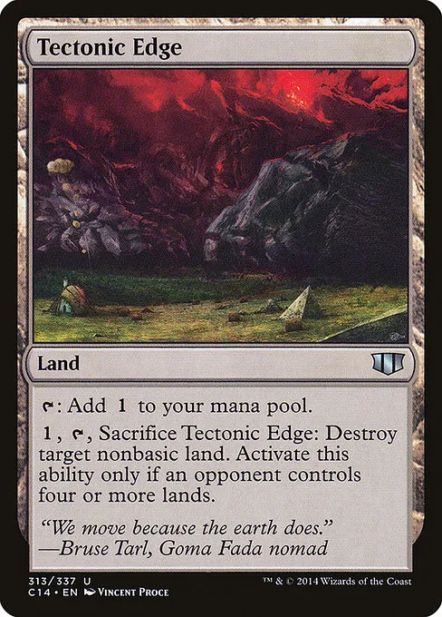Tectonic Edge · Commander 2014 313/337