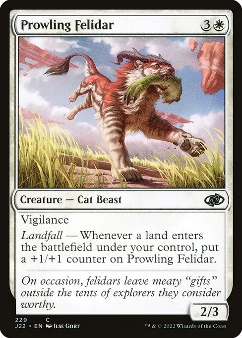 Prowling Felidar · Jumpstart 2022 229/835