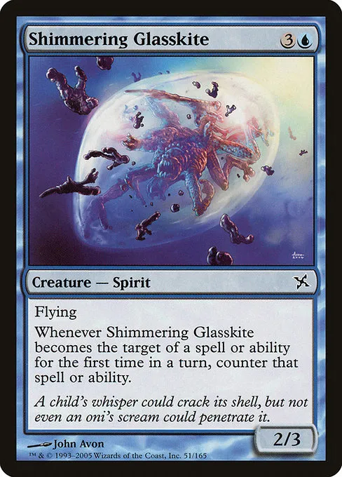 Shimmering Glasskite · Betrayers of Kamigawa 51/165