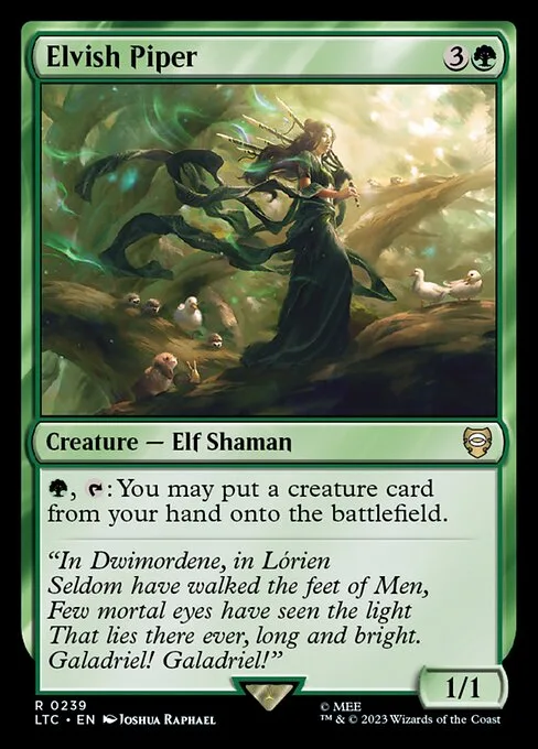 Elvish Piper · Tales of Middle-earth Commander 239/591
